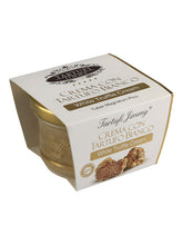 Creme/Sahne mit weißem Trüffel – samtige, cremige Creme mit sichtbaren Spuren von Bianchetto- und Weißen Trüffeln, angereichert mit feinen Käsesorten, ideal für Vorspeisen, erste und zweite Gänge, Gourmet-Produkt