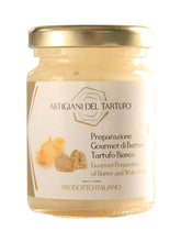 Gourmet-Butter mit weißem Trüffel – Eine exklusive Fusion aus Butter und Bianchetto-Trüffel, perfekt für exquisite Gerichte und als delikater Aufstrich.