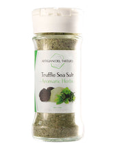 Entdecken Sie unser Trüffelsalz AROMATISCHE KRÄUTER, eine perfekte Fusion aus feinem Meersalz, Rosmarin, Petersilie, Thymian und getrockneten Sommertrüffeln. Dieses Würzmittel bietet eine Geschmacksexplosion für Ihre Fleischgerichte und verleiht ihnen einen aromatischen Hauch mediterraner Kräuter.